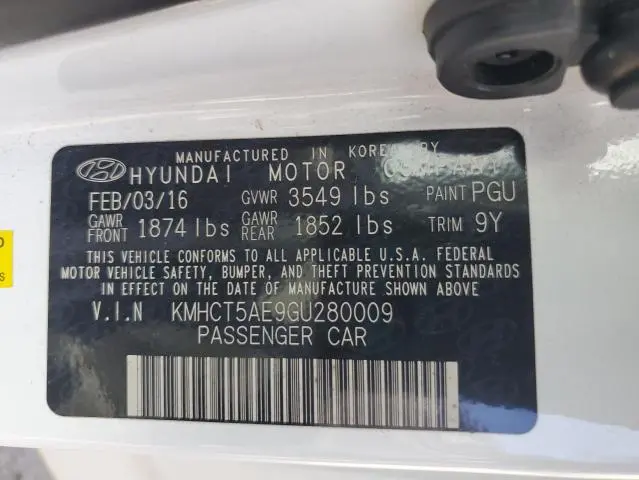 2016 HYUNDAI ACCENT SE  