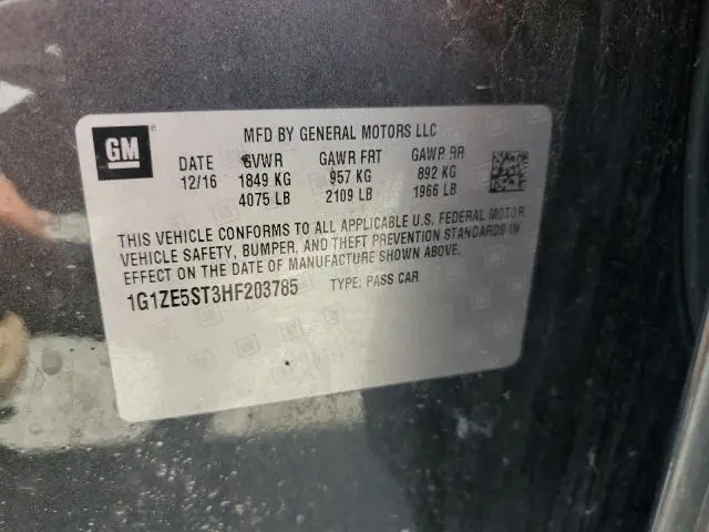 2017 CHEVROLET MALIBU LT  