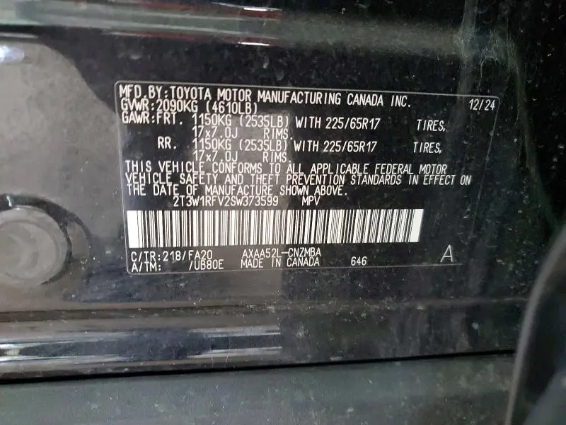 2025 TOYOTA RAV4 XLE  