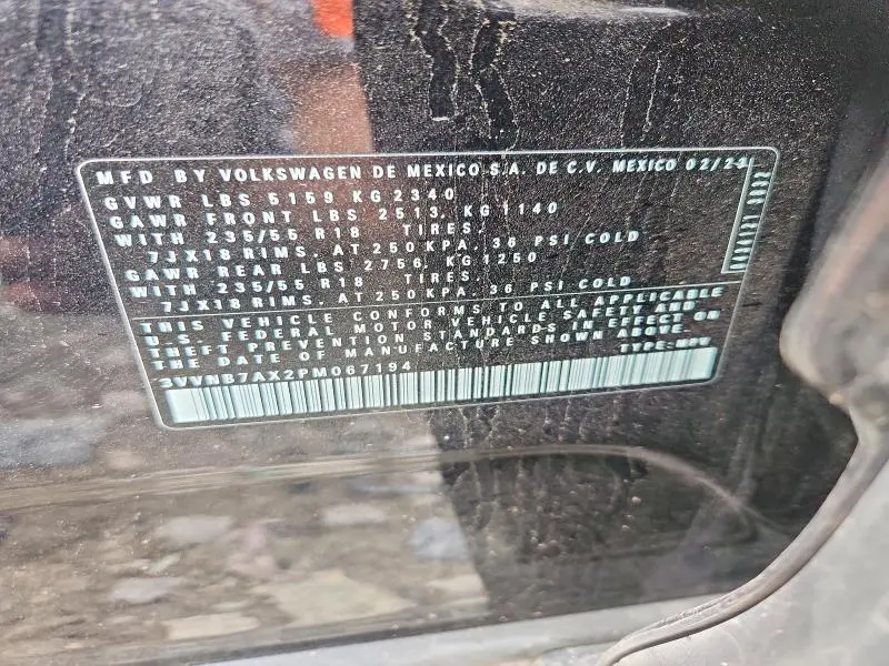 2023 VOLKSWAGEN TIGUAN SE  