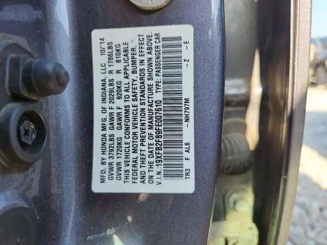 2015 HONDA CIVIC EX  