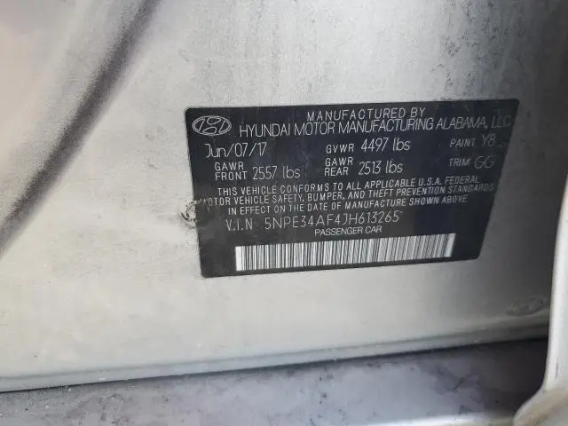 2018 HYUNDAI SONATA SEL  