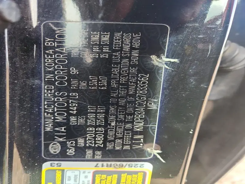 2016 KIA SPORTAGE LX  