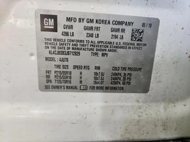 2018 BUICK ENCORE PREFERRED II  