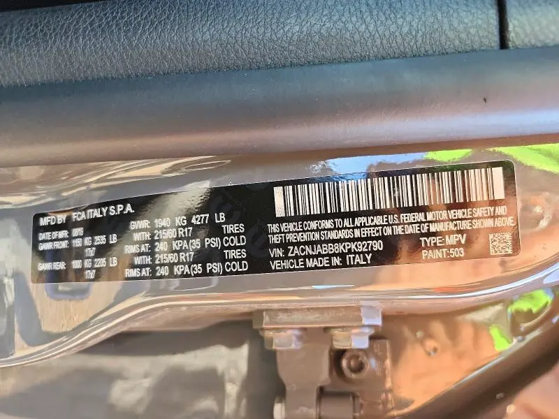 2019 JEEP RENEGADE LATITUDE  