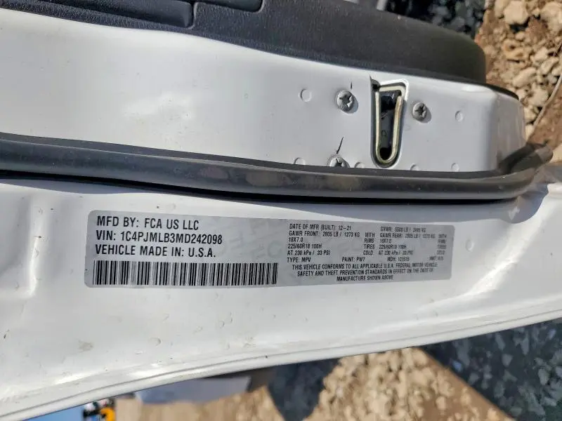 2021 JEEP CHEROKEE LATITUDE PLUS  