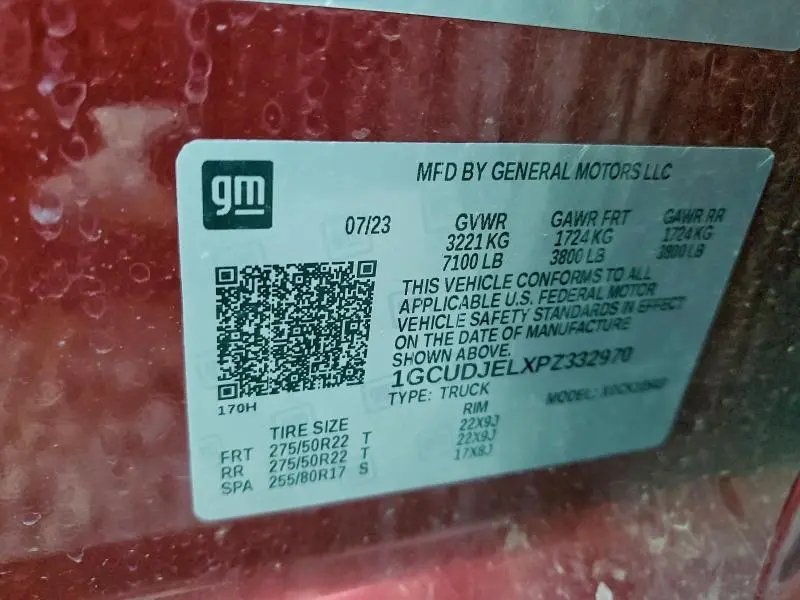 2023 CHEVROLET SILVERADO K1500 HIGH COUNTRY  