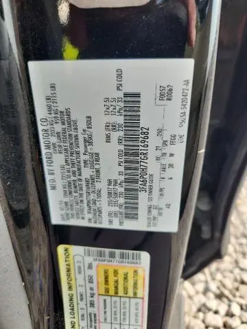 2016 FORD FUSION SE  