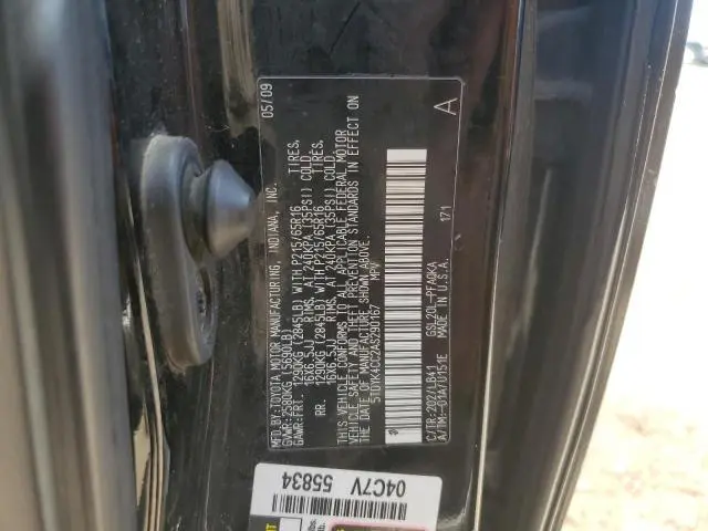 2010 TOYOTA SIENNA XLE  