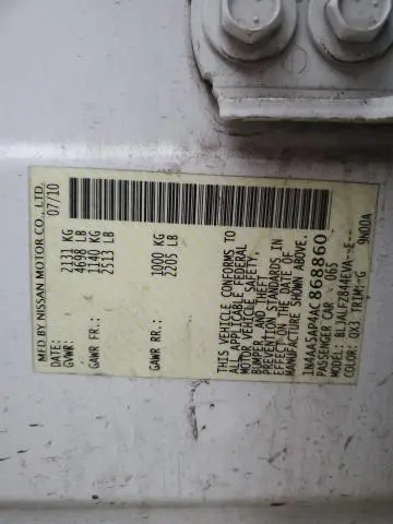 2010 NISSAN MAXIMA S  