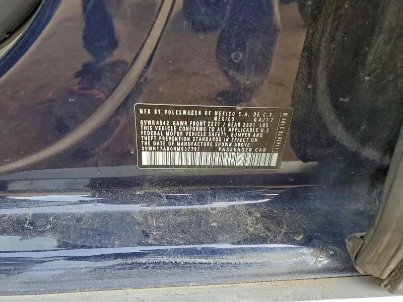 2017 VOLKSWAGEN GOLF ALLTRACK S  