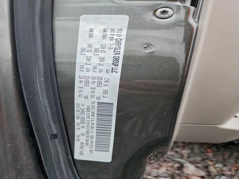 2010 DODGE GRAND CARAVAN SXT  