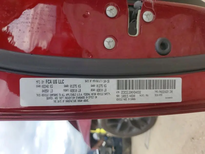 2019 DODGE CHALLENGER   
