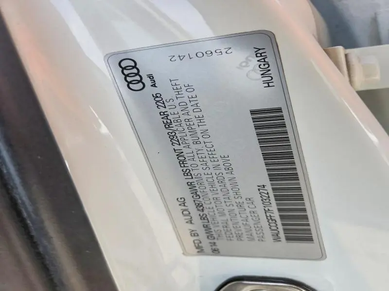2015 AUDI A3 PREMIUM PLUS  
