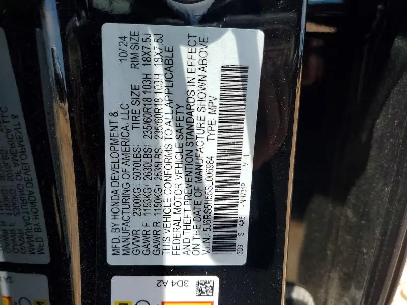 2025 HONDA CR-V SPORT  