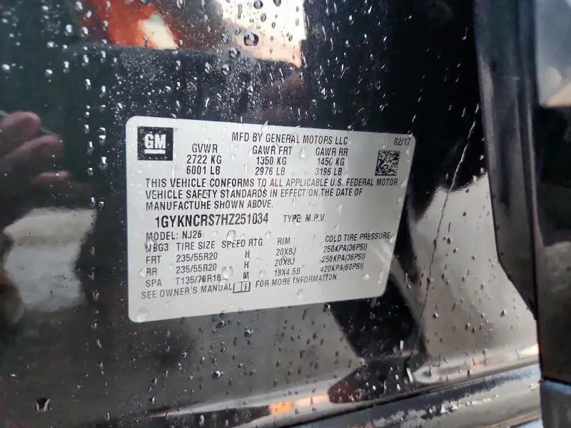 2017 CADILLAC XT5 PREMIUM LUXURY  