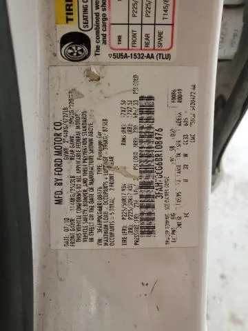 2011 FORD FUSION SEL  