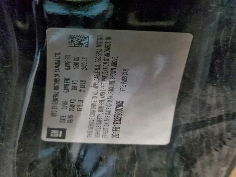 2015 CHEVROLET CAMARO LS  