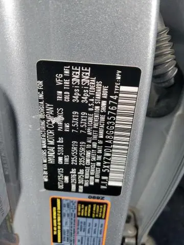 2016 HYUNDAI SANTA FE SPORT   