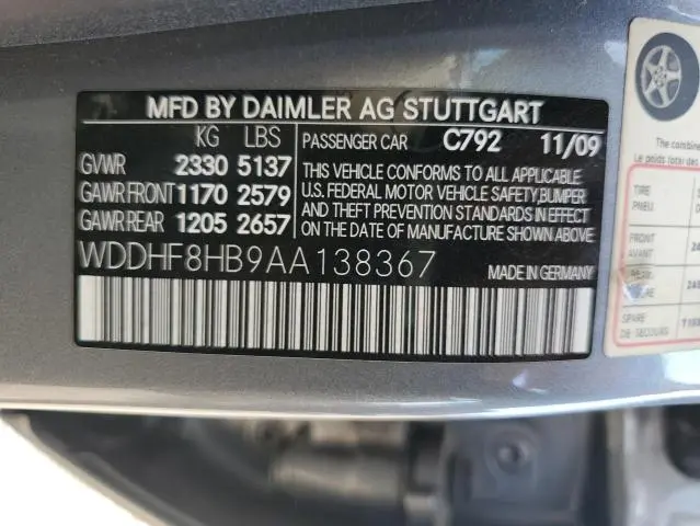2010 MERCEDES-BENZ E 350 4MATIC  