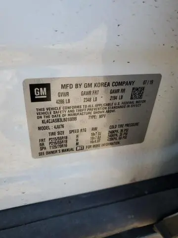 2020 BUICK ENCORE PREFERRED  