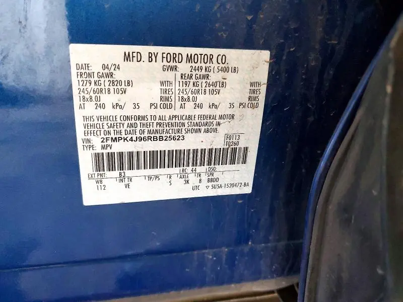2024 FORD EDGE SEL  