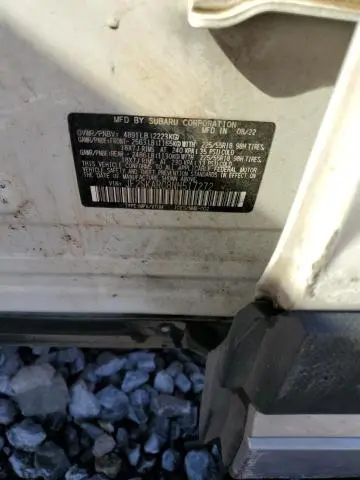 2022 SUBARU FORESTER TOURING  