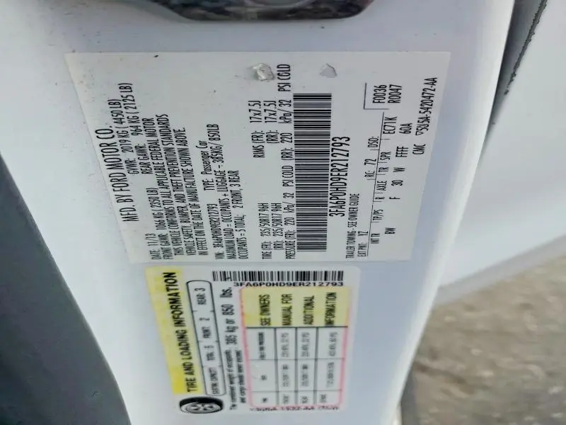 2014 FORD FUSION SE  