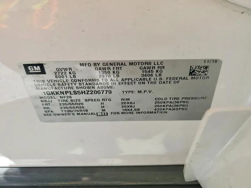 2017 GMC ACADIA DENALI  