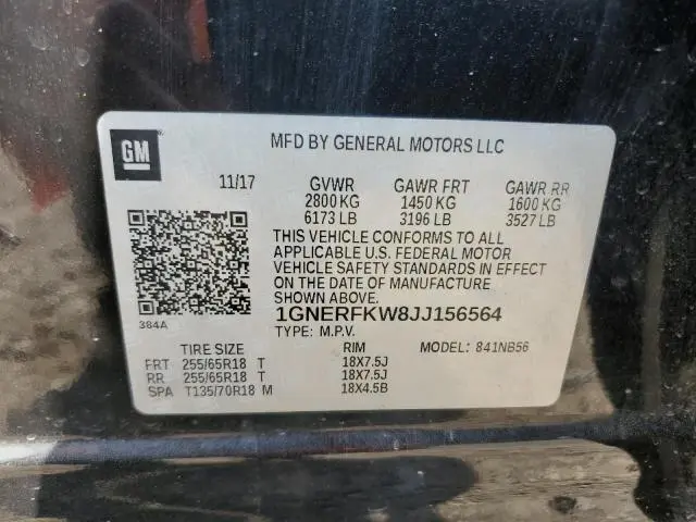 2018 CHEVROLET TRAVERSE LS  
