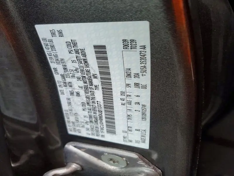 2013 FORD ESCAPE SEL  