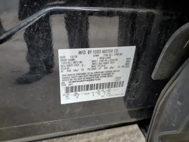 2019 FORD EDGE ST  