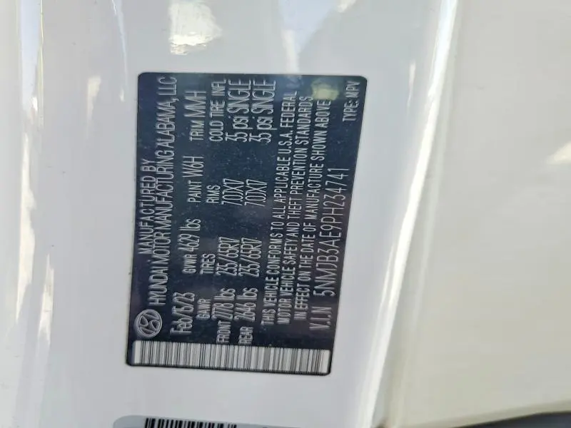 2023 HYUNDAI TUCSON SEL  