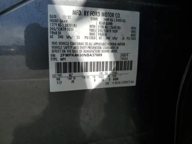 2022 FORD EDGE TITANIUM  