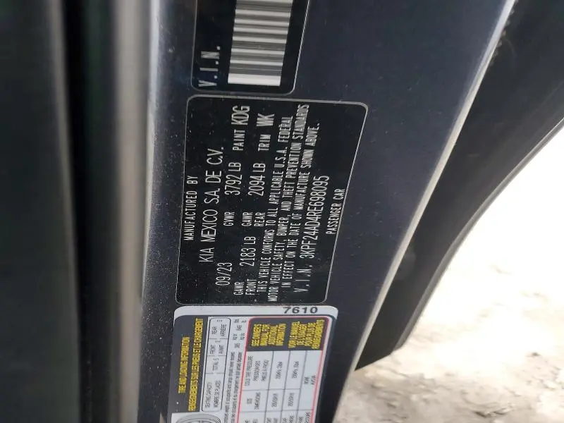 2024 KIA FORTE LX  