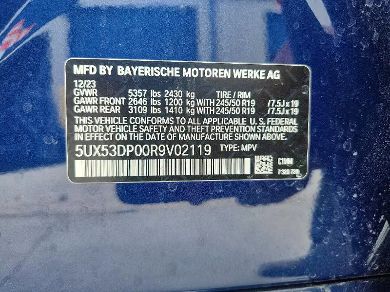 2024 BMW X3 XDRIVE30I  