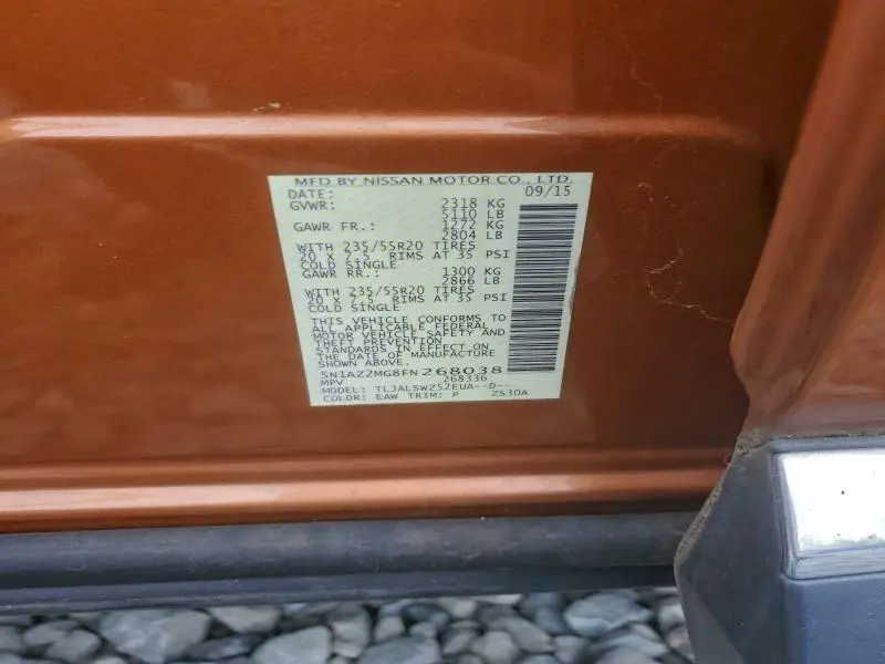 2015 NISSAN MURANO S  