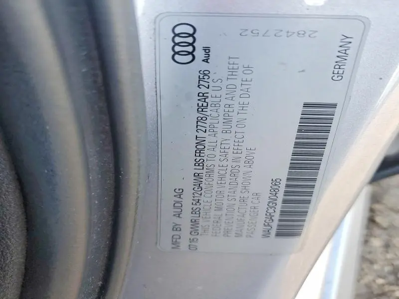 2016 AUDI A6 PREMIUM PLUS  