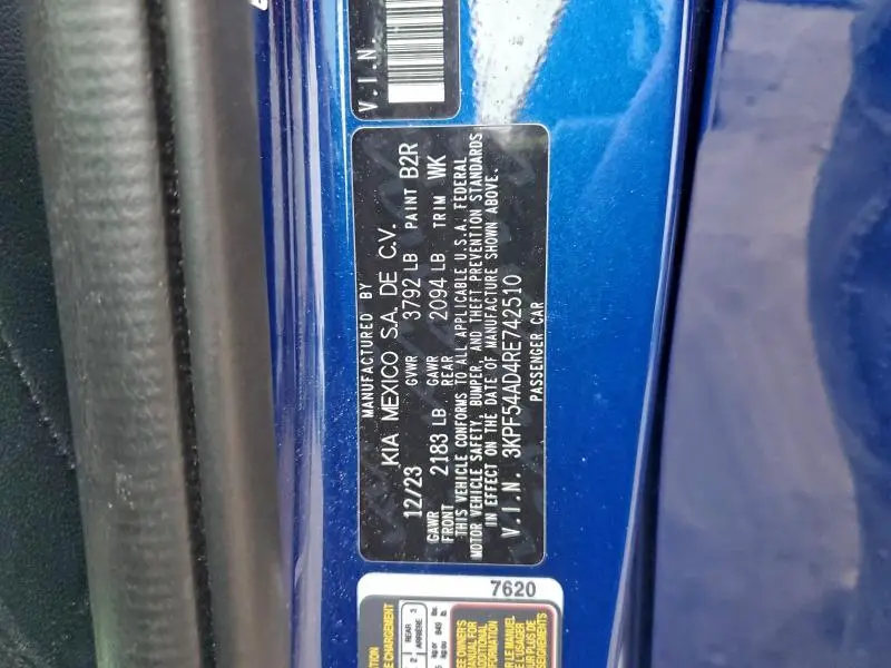 2024 KIA FORTE GT LINE  