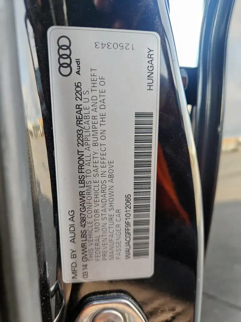 2015 AUDI A3 PREMIUM  