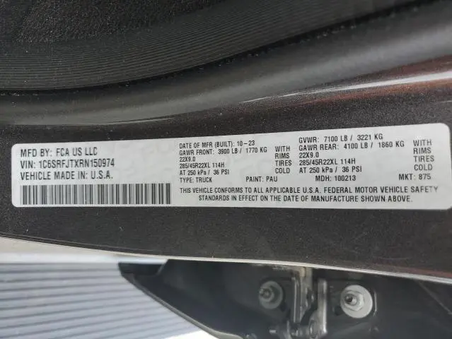 2024 RAM 1500 LARAMIE  