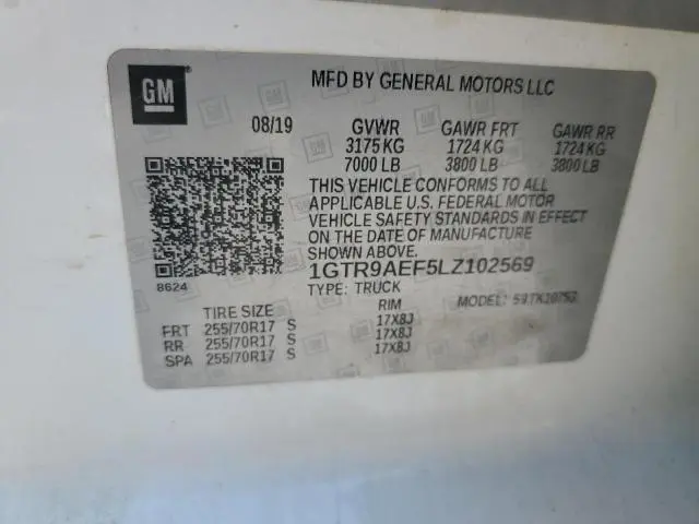 2020 GMC SIERRA K1500  