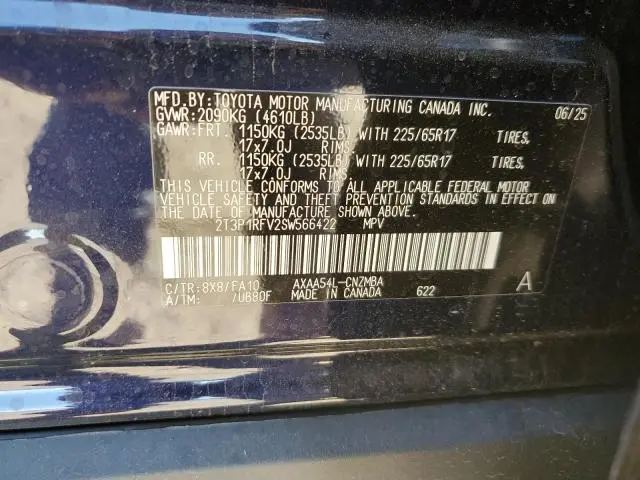 2025 TOYOTA RAV4 XLE  