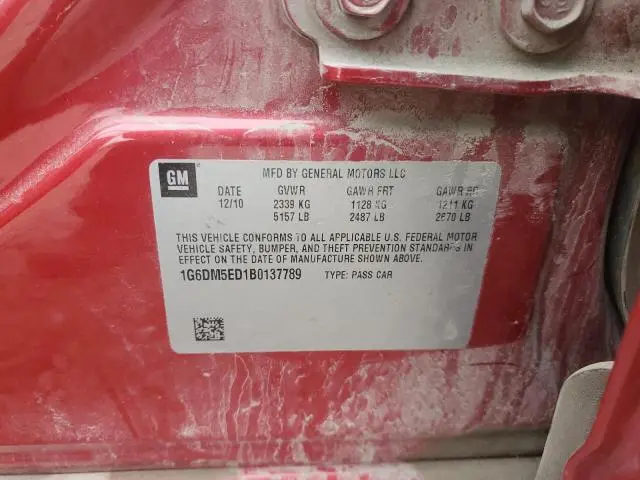 2011 CADILLAC CTS PERFORMANCE COLLECTION  