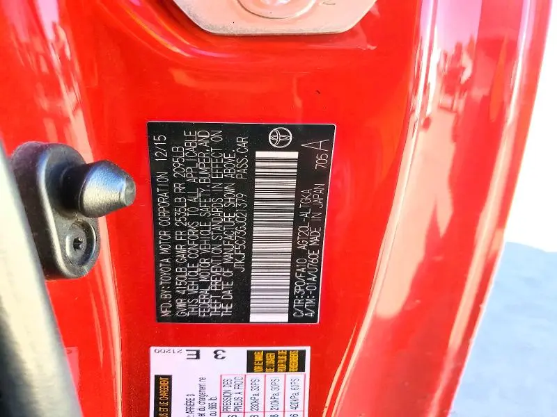 2016 SCION TC BASE  