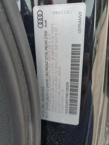 2017 AUDI A6 PREMIUM PLUS  