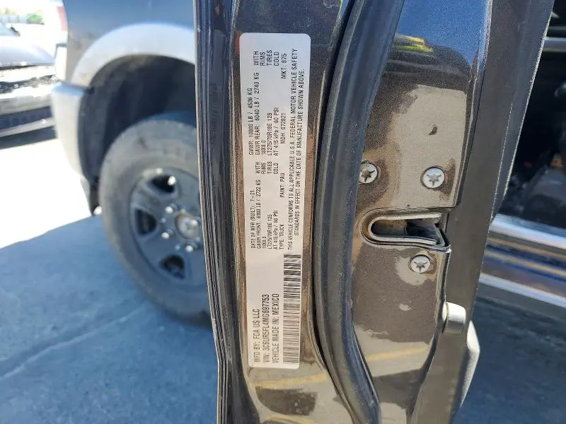 2021 RAM 2500 LARAMIE  