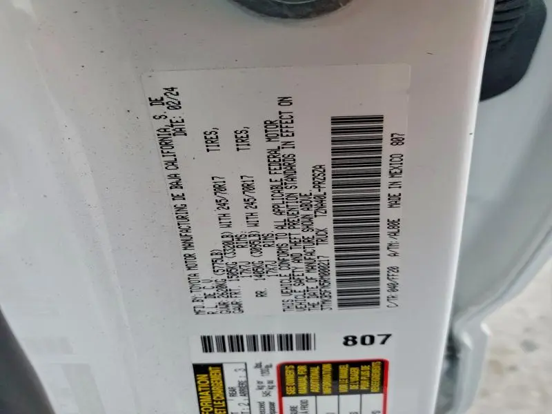 2024 TOYOTA TACOMA DOUBLE CAB  