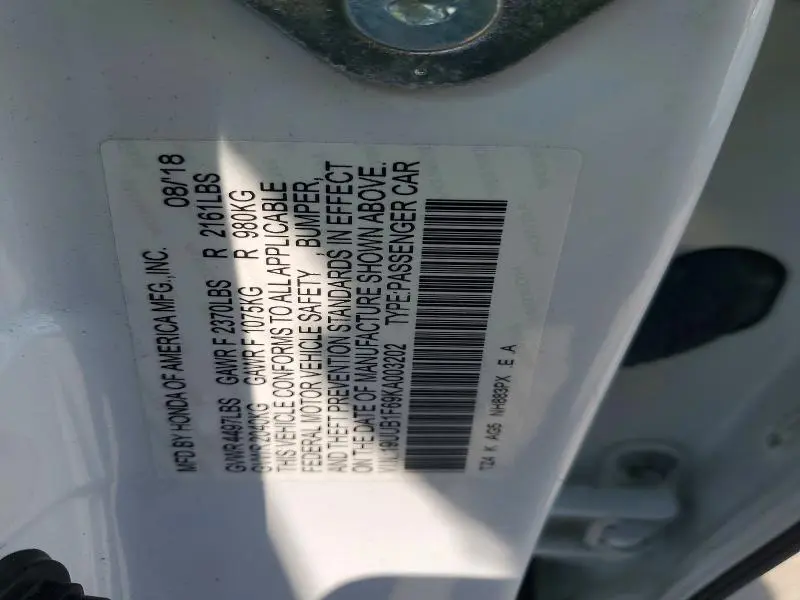 2019 ACURA TLX TECHNOLOGY  