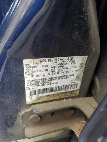 2011 FORD F250 SUPER DUTY  